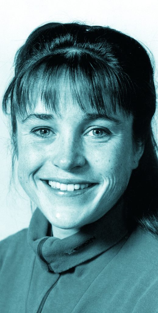 01 Yvonne van Gennip, schaatskampioene uit Haarlem, 1992.